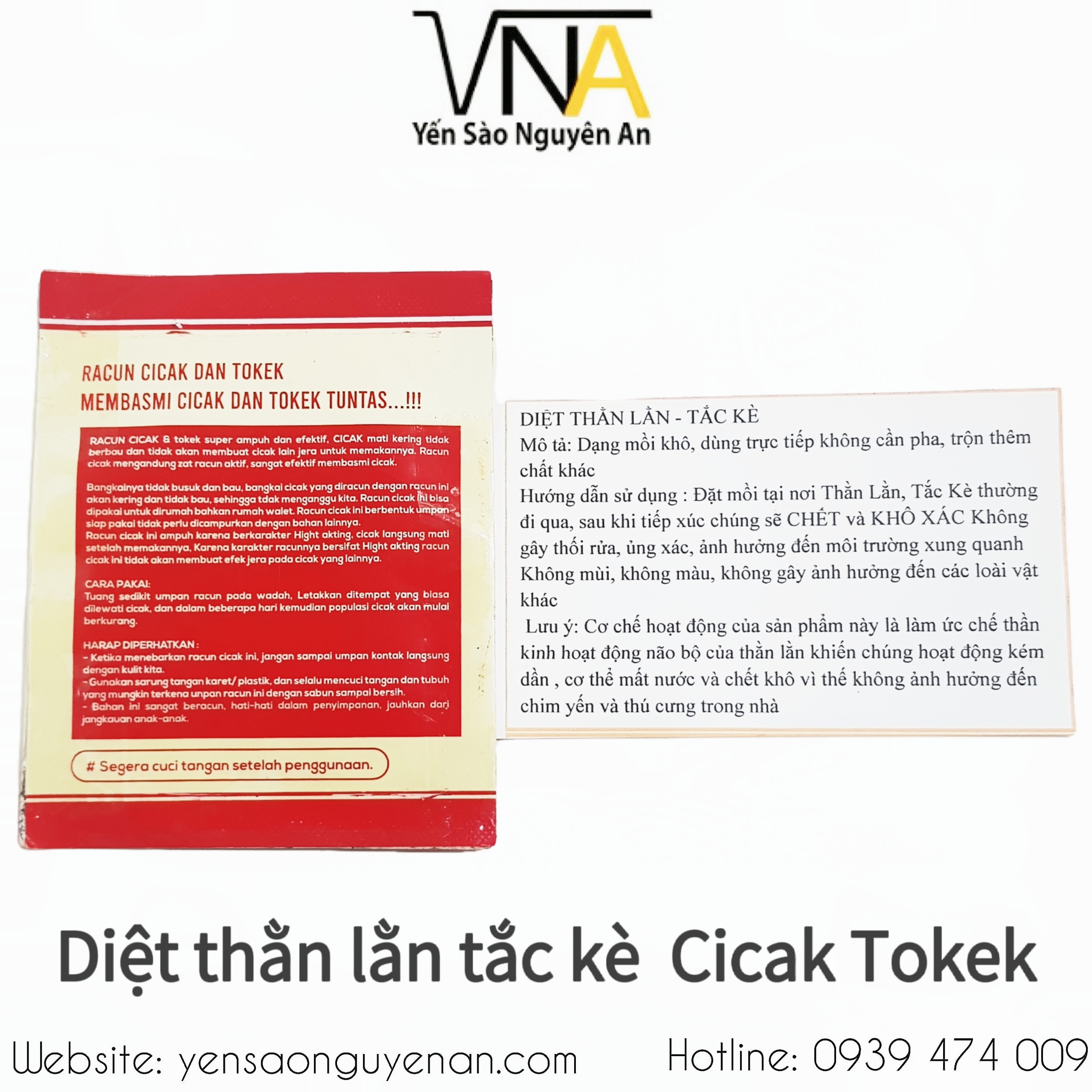 Diệt thằn lằn - tắc kè [Cicak Tokek]