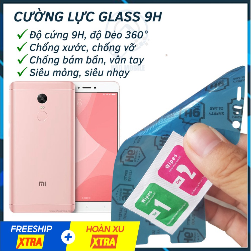Dán cường lực dẻo nano Xiaomi Redmi Note 4X