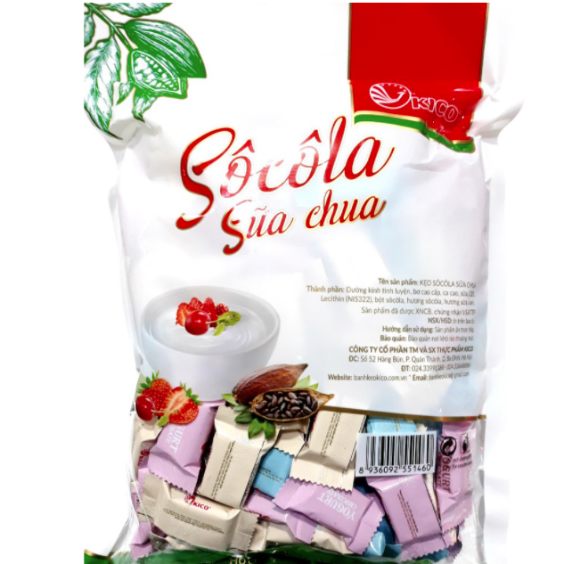Kẹo Socola Sữa Chua Kico Túi 900g