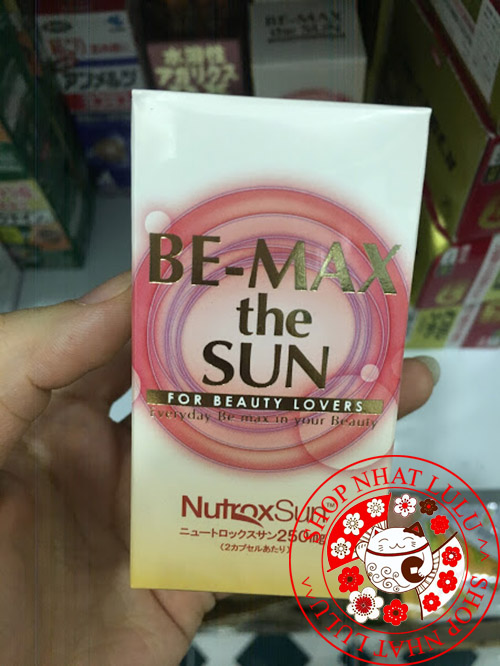 Hộp đựng viên Chống nắng bemax the sun nội địa nhật bản