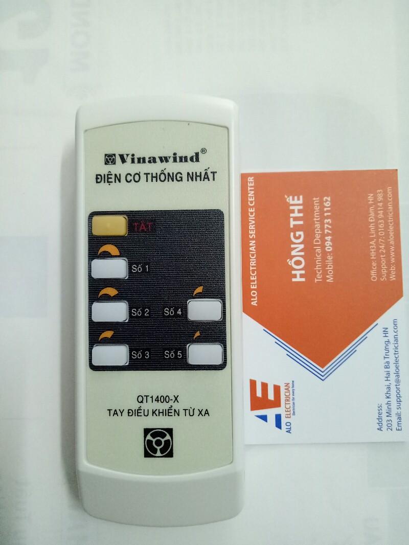 Điều khiển từ xa quạt trần Vinawind