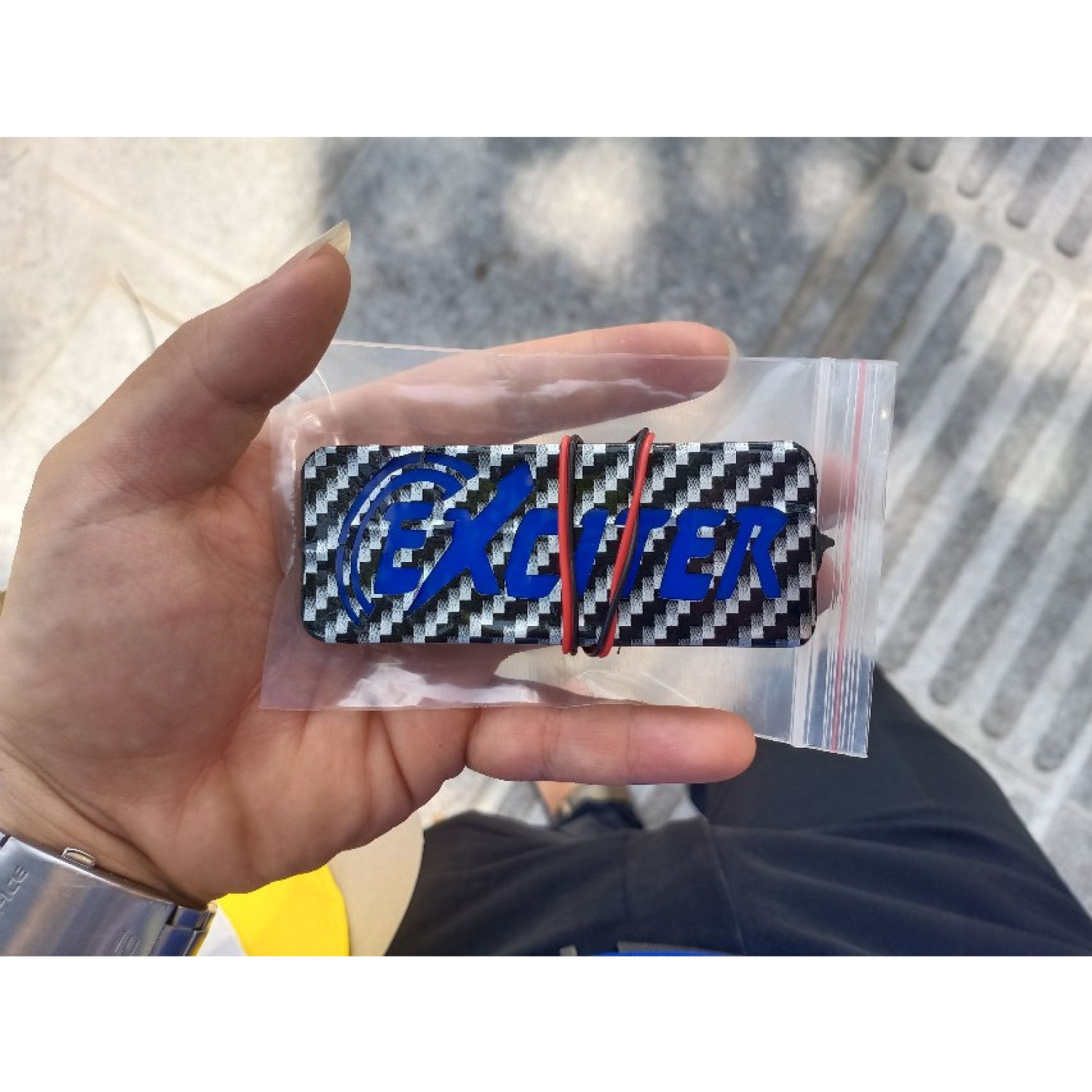 Chữ đèn led gắn dè xe exciter và winner