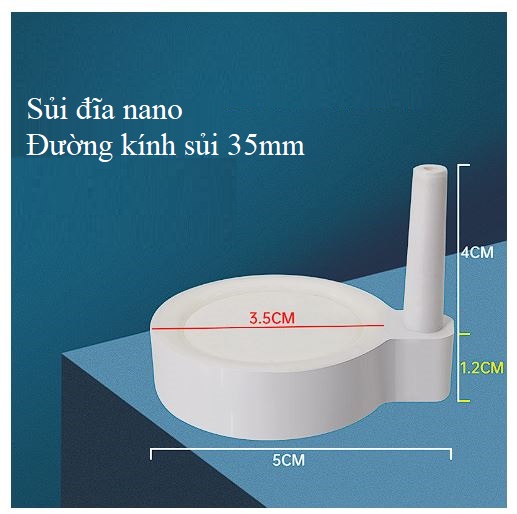 Đĩa sủi oxi nano siêu mịn nhiều kích thước