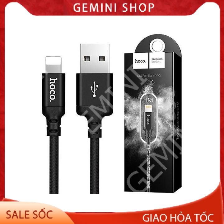 Cáp Sạc Hoco X142m dài 2m Lightning iPhone – Type C – Micro USB