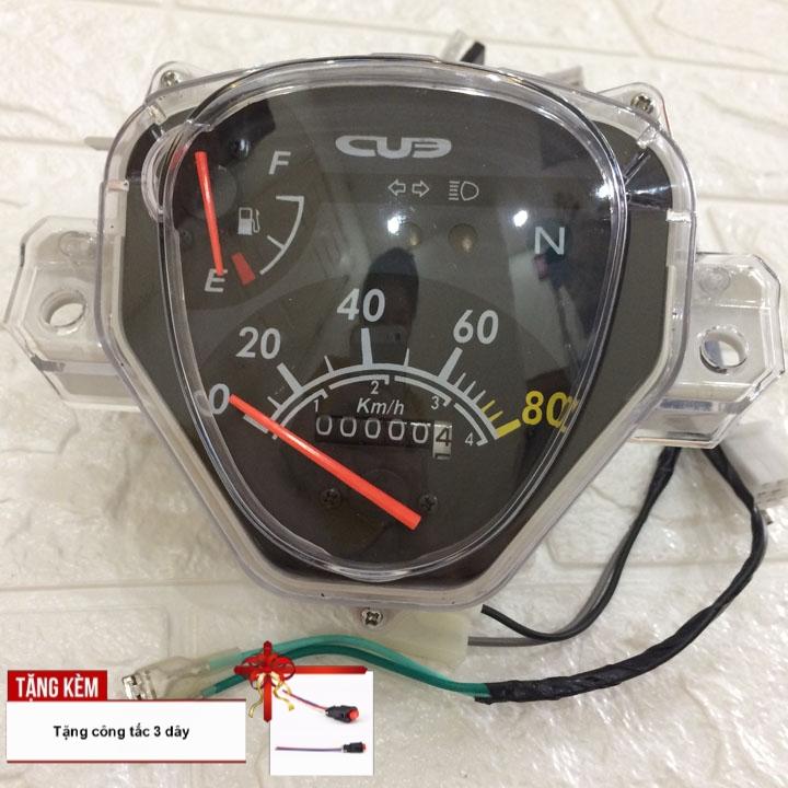 [SIÊU RẺ - TẶNG CÔNG TẮC CHUYỂN ĐỔI 3 DÂY] Bộ đồng hồ xe CUB 81 đời mới - G449