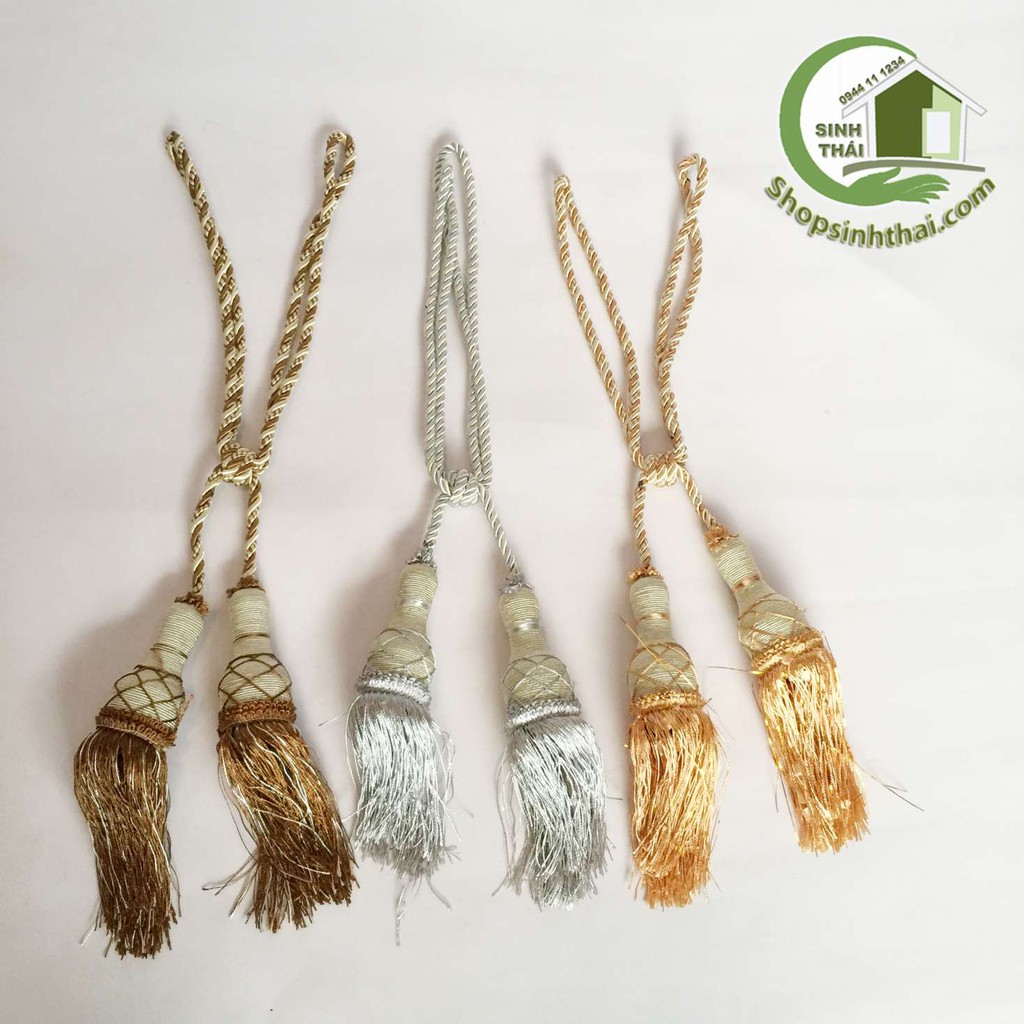 1 cặp dây cột màn - dây vén buộc rèm cao cấp - màu ngẫu nhiên