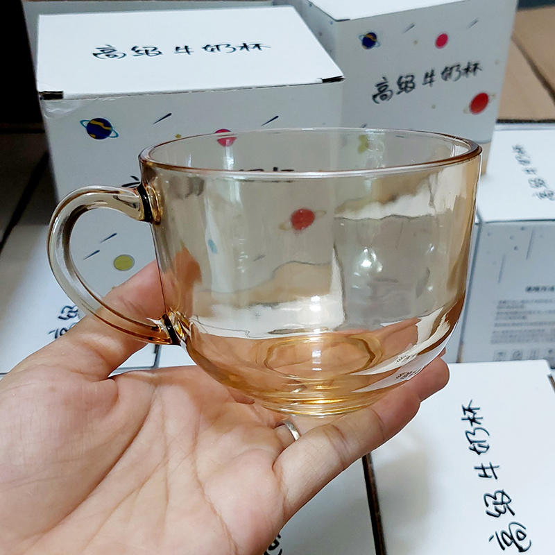 Bộ 2 Ly thuỷ tinh cao cấp màu hổ phách 440ml