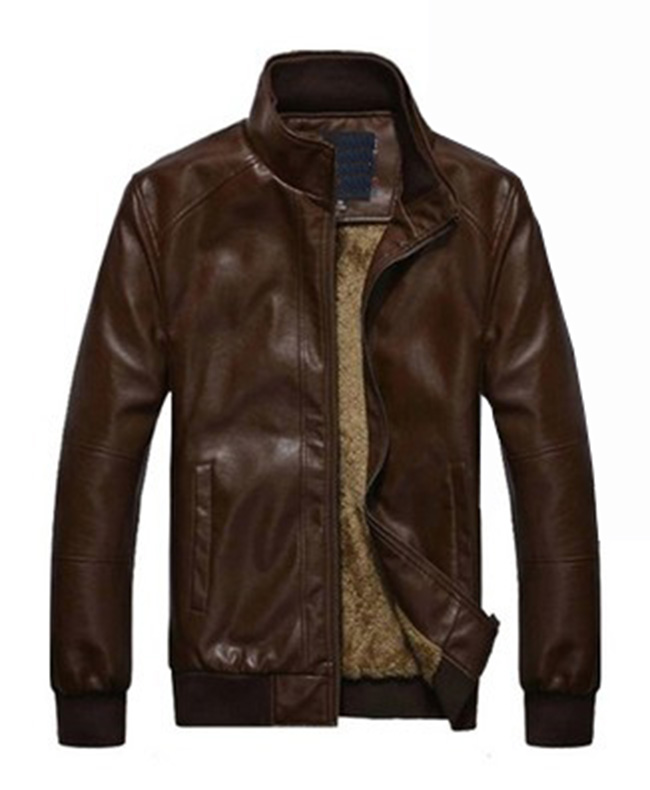 Áo khoác da nam Model Fashion ak116 (Đen, Nâu)