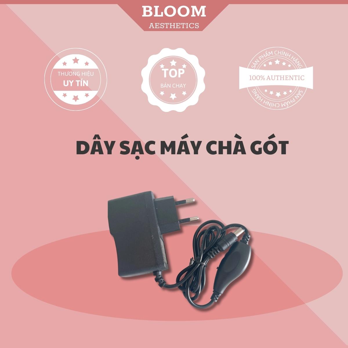 Dây nguồn máy chà gót chân điện | Dây sạc máy chà gót