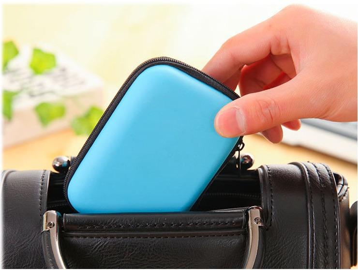 [HCM](Tặng 1 Khâu Trang Kháng Khuẩn) Hộp đựng tai nghe loại dài (Giao Màu Ngẫu Nhiên)