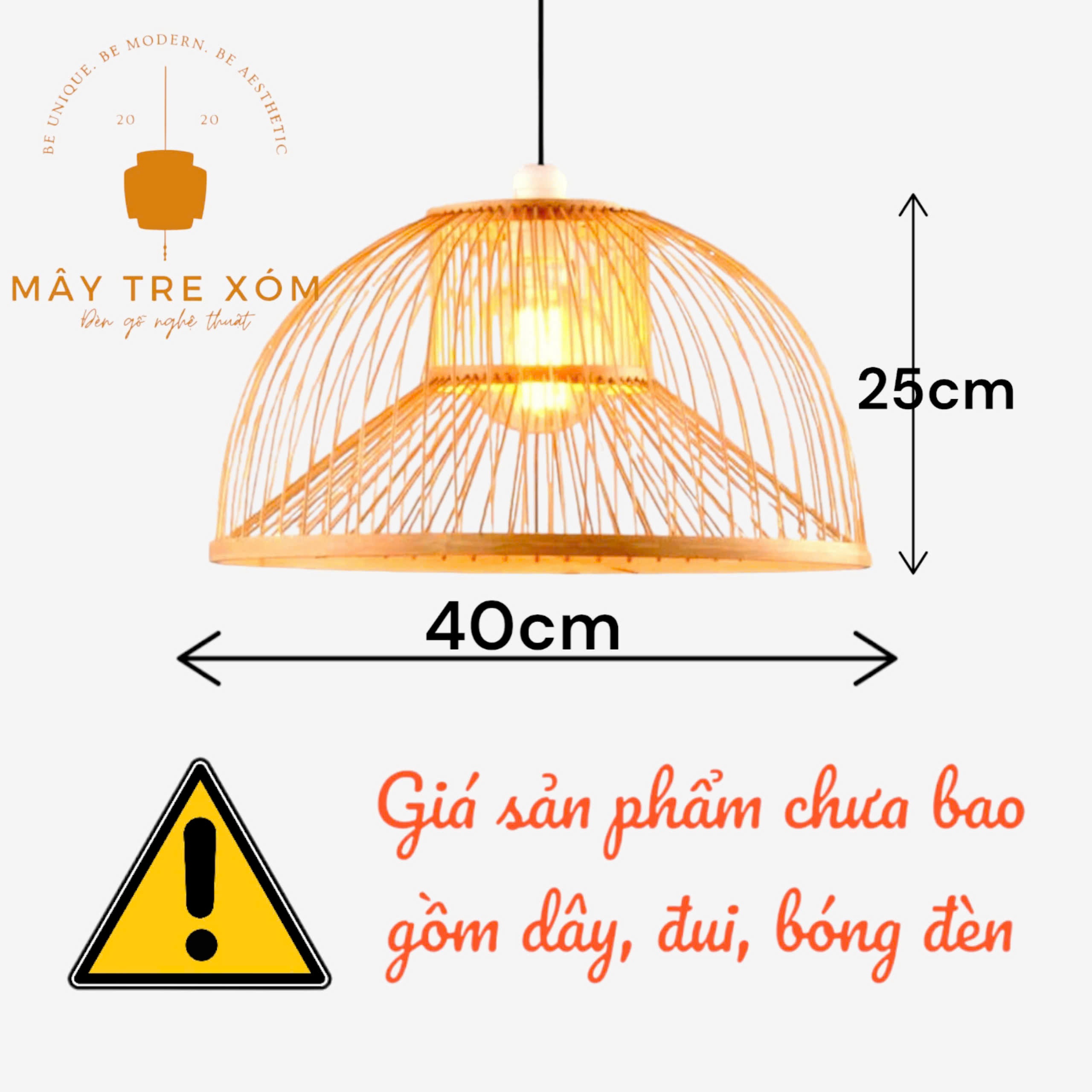 đèn tăm tre | đèn trang trí thả trần
