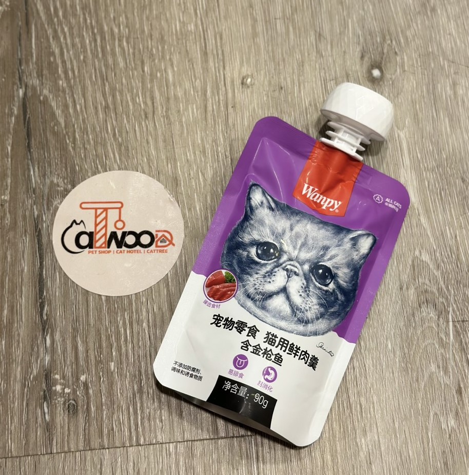 Súp thưởng Wanpy cho mèo 90g