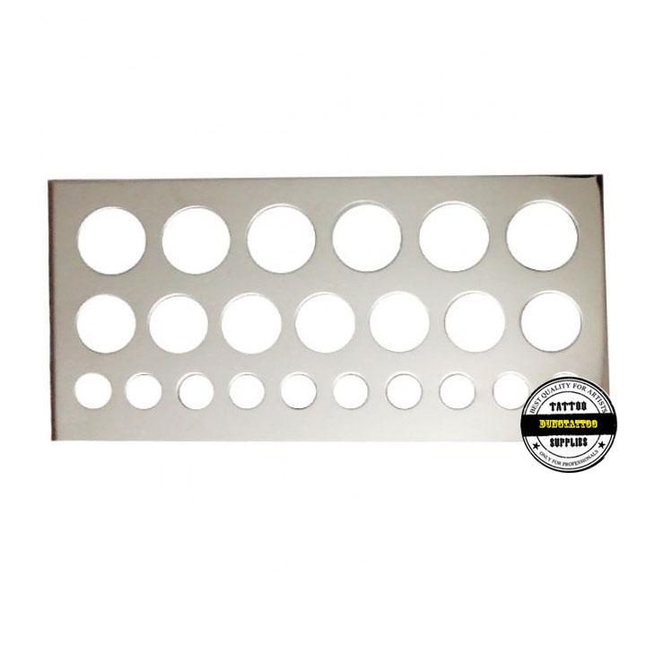 ĐẾ ĐỰNG HŨ MỰC XĂM HÌNH  INOX