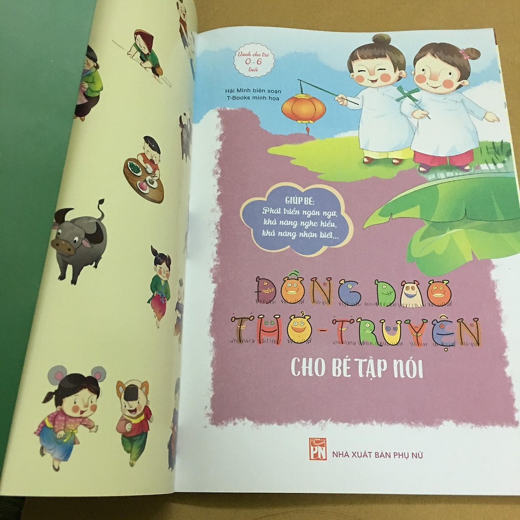 Sách - Đồng Dao Thơ - Truyện Cho Bé Tập Nói