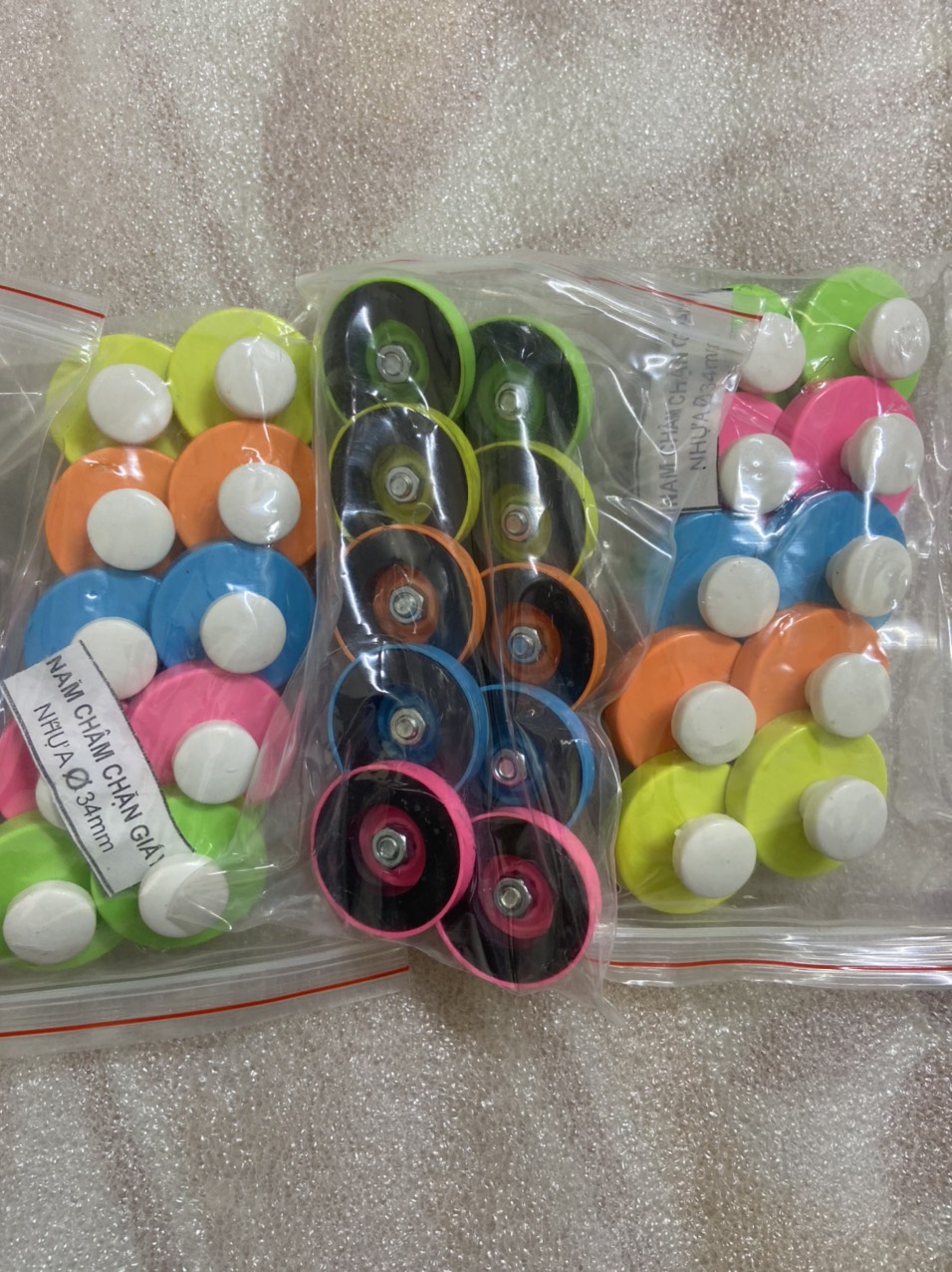 ( com bo ) 10 viên nam châm đính bảng phi 34mm