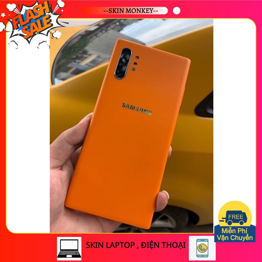 Dán skin nhám full viền cho samsung note 10 / note 10 plus -