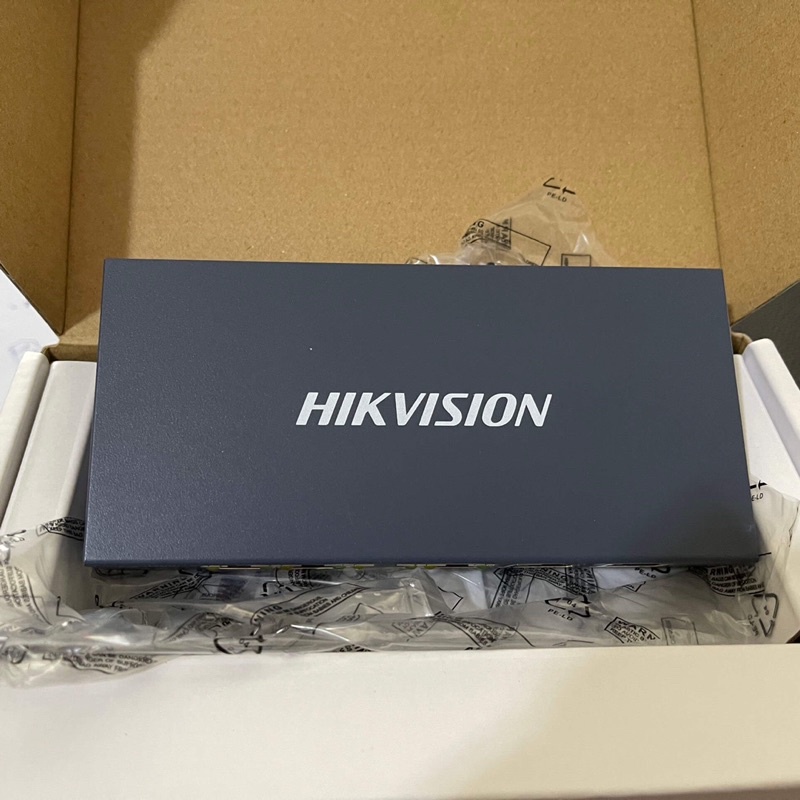 Switch Poe HIKVISION 6 cổng, 2 cổng Uplink DS-3E1106P-EI/M  1106(chính hãng)