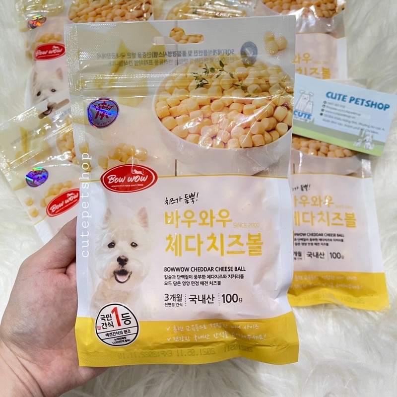 Phô mai viên Bowwow Cheese ball