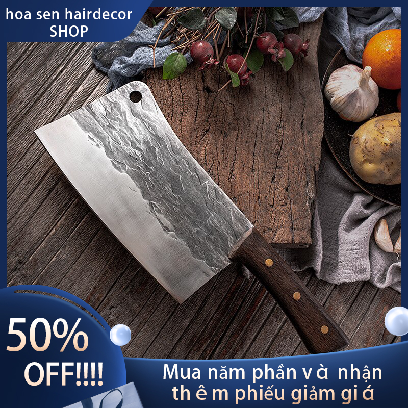 BÁO GIÁ Bộ Dao Làm Bếp Chuyên Nghiệp | Shopee Lazada Sendo Tiki mới nhất 38 【HSHS】Dày dày Cắt nặng Dao làm thủ công rèn Nhà bếp Cắt lợn Gia súc cừu Cừu Xương Phụ tùng Dao Đầu bếp chuyên nghiệp Chopper