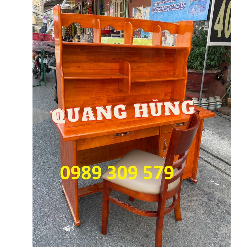 Bàn Học Sinh Gỗ Thông Tự Nhiên Cao Cấp