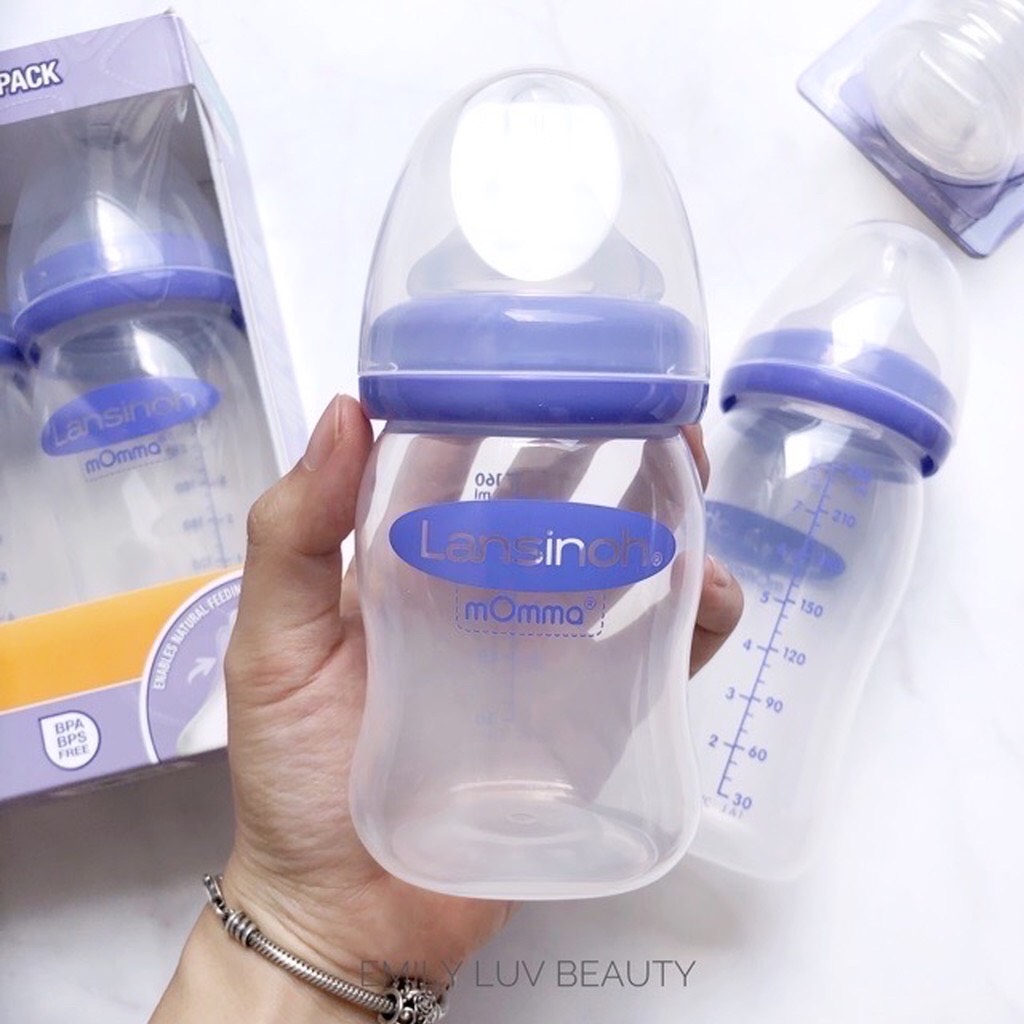 Bình sữa Lansioh Momma 160ml/240ml