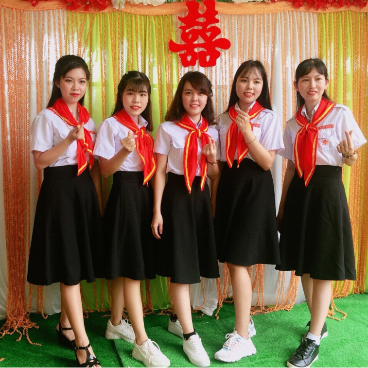 Chân váy nữ đồng phục thiếu nhi thánh thể tntt việt nam