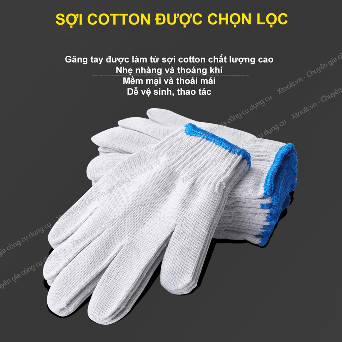 [FREESHIP+QUÀ] COMBO10 ĐÔI găng tay bảo hộ lao động sợi poly 50g bao tay bảo hộ làm việc, ôm sát tay, chống trượt, thao tác linh hoạt .HÀNG VIỆT NAM
