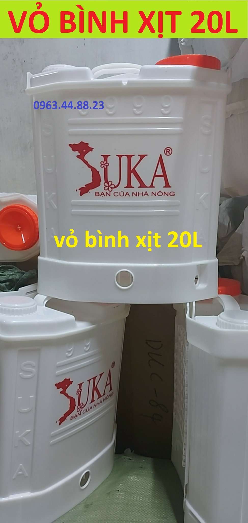 Vỏ Bình Xịt Điện SUKA 20L Thay Thế