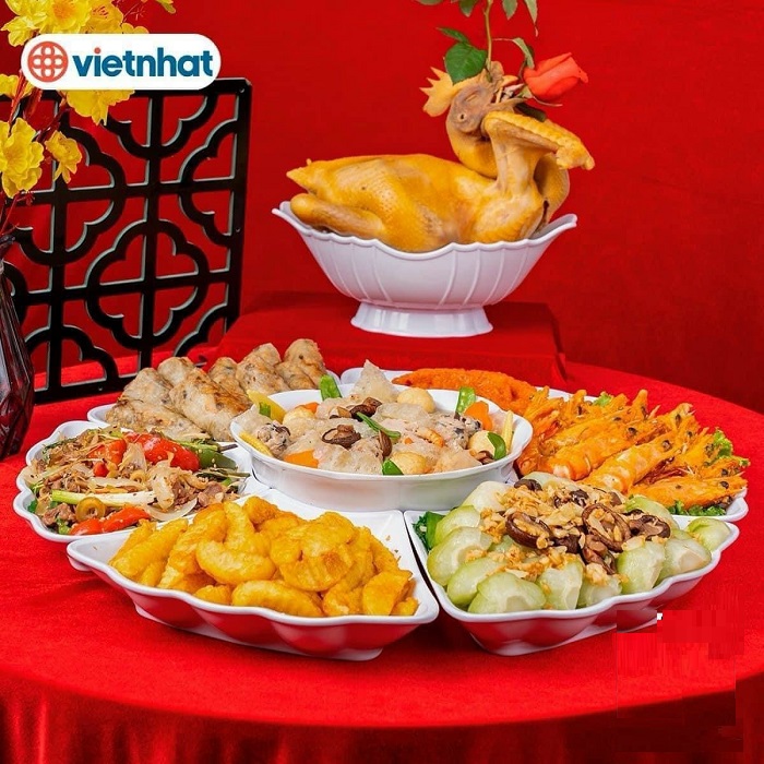Bộ bát đĩa hoa mặt trời Việt Nhật