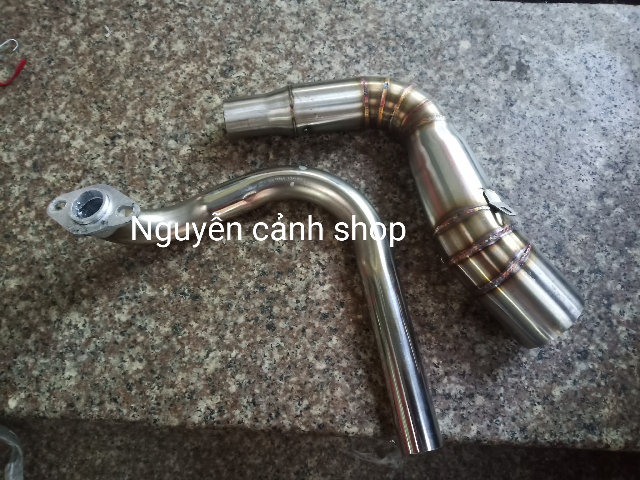 cổ pô vario gắn lon đá cao 2 khúc