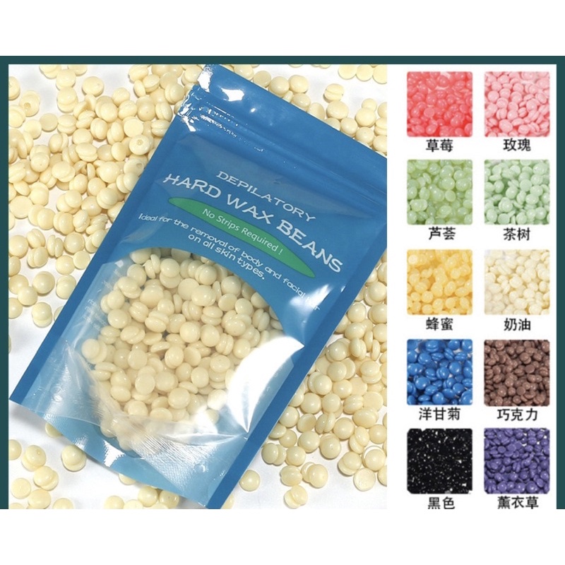 Túi 100g Sáp Wax Lông Dạng Hạt ( Tặng Kèm Que & Bát )