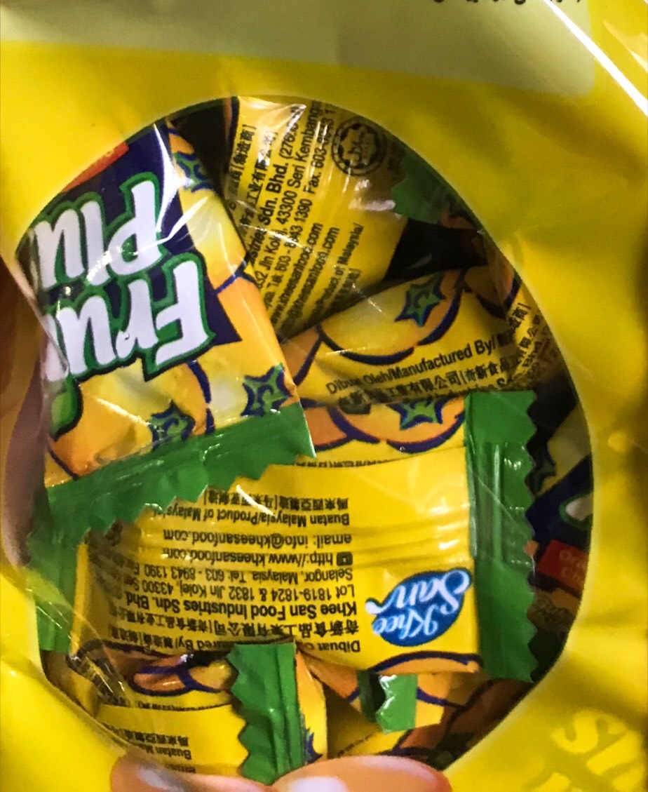 Kẹo Mềm Fruit Plus Hương Cam Chewy Candy (Gói 150g)
