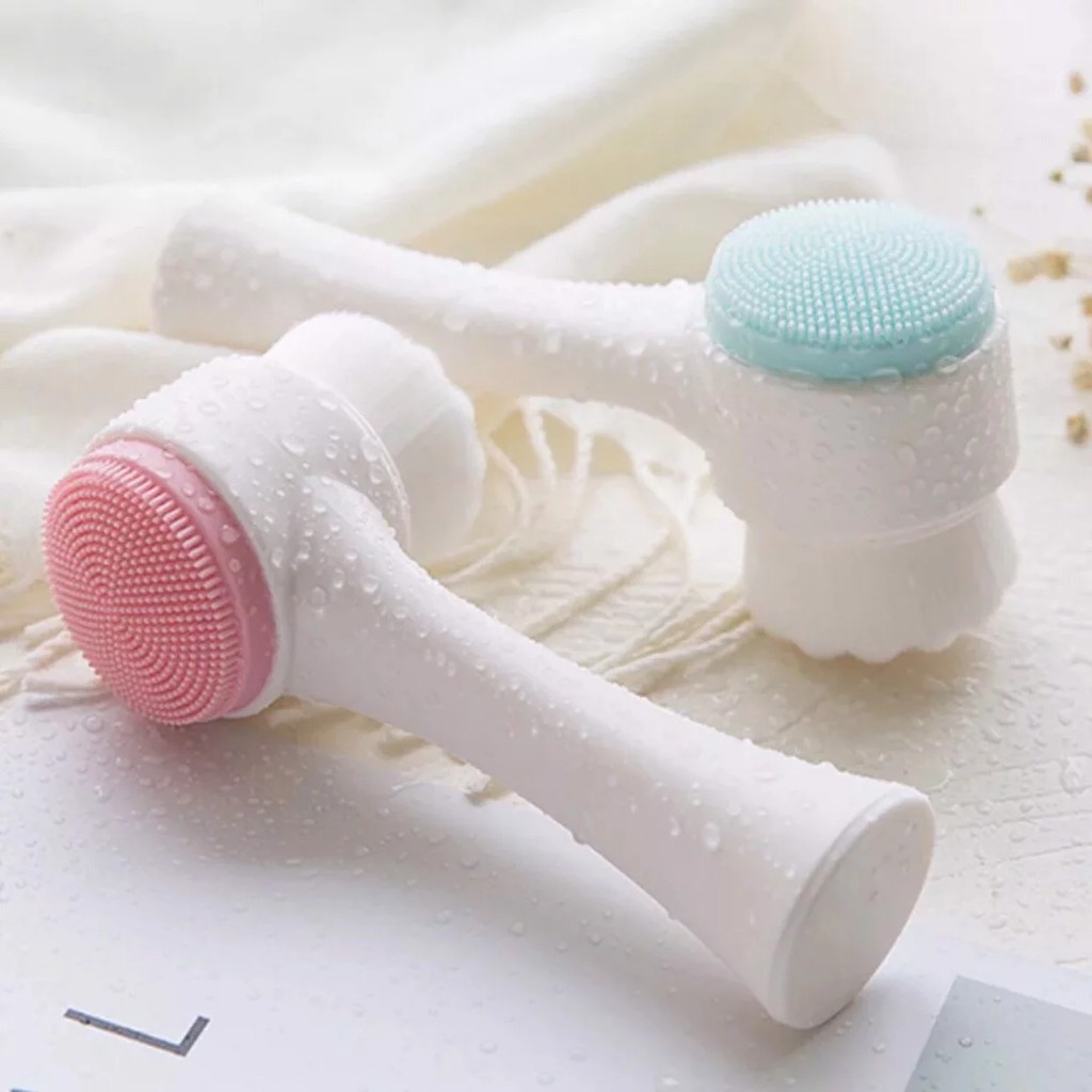 Cọ rửa mặt 2 đầu siêu sạch êm dịu cho da