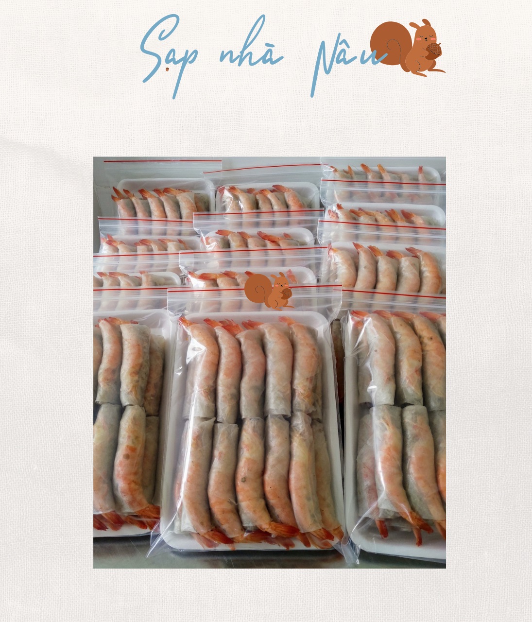 (GIAO NHANH 2H ) CHẢ RAM TÔM ĐẤT Bình Định 500gr - DASANA010