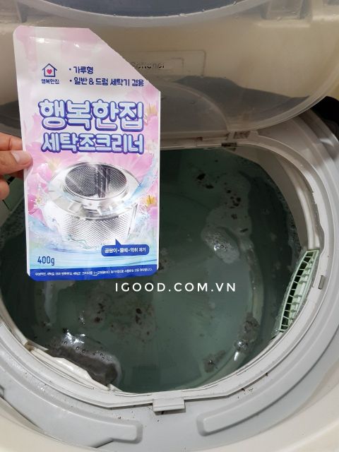 IGOOD - Bột tẩy vệ sinh lồng máy giặt Hàn Quốc Haengbokanjip 160g