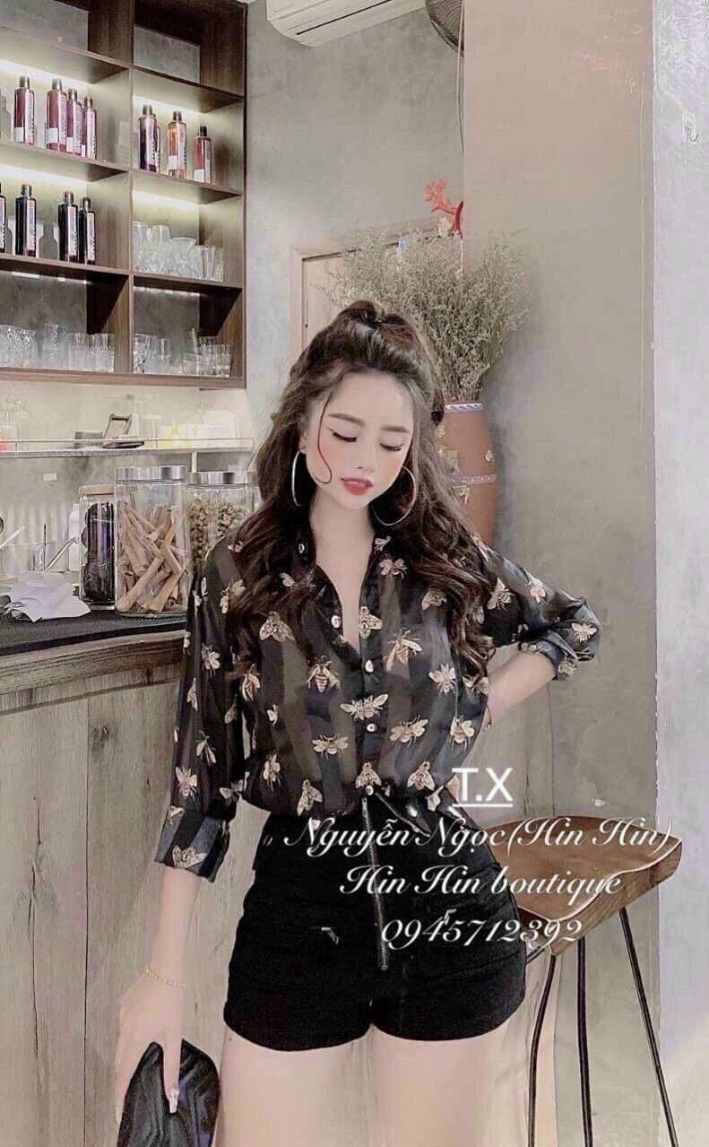 ÁO SƠMI DÂY XÍCH HỞ LƯNG