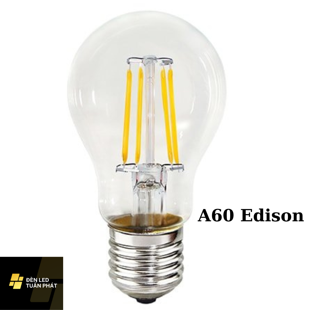 Bóng đèn led edison A60 4w ánh sáng vàng