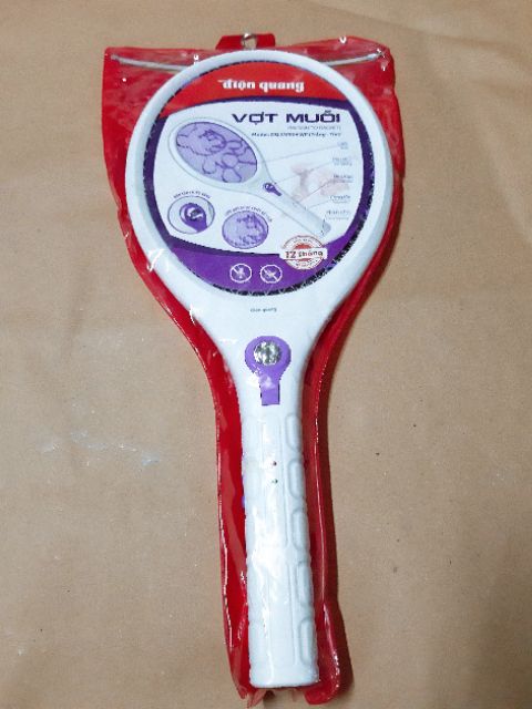 Vợt Muỗi Điện Quang  ( Trắng - Tím )