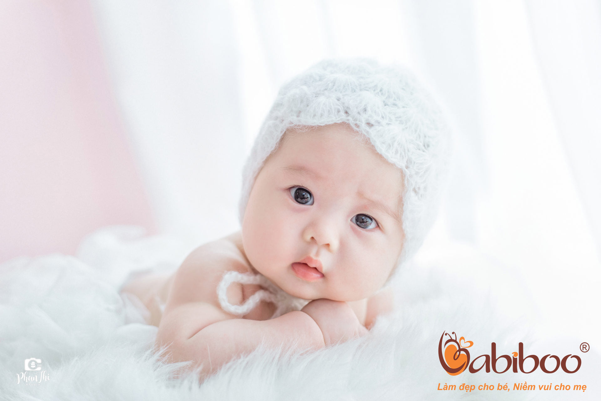 Áo Sơ Sinh Cổ Tim Tay Dài In Hình BABIBOO - BB43