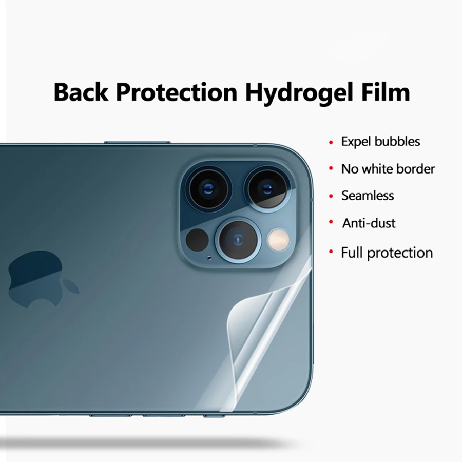 Miếng Dán Màn Hình Sau Cho iPhone 15 Pro Max iPhone 15 Plus 14 Pro Max 13 12 11 Pro Max 13 Mini X XR XS Max 6 6s 7 8 Plus SE 2020 SE3 2022 Dán Film Dẻo Full Màn Cong