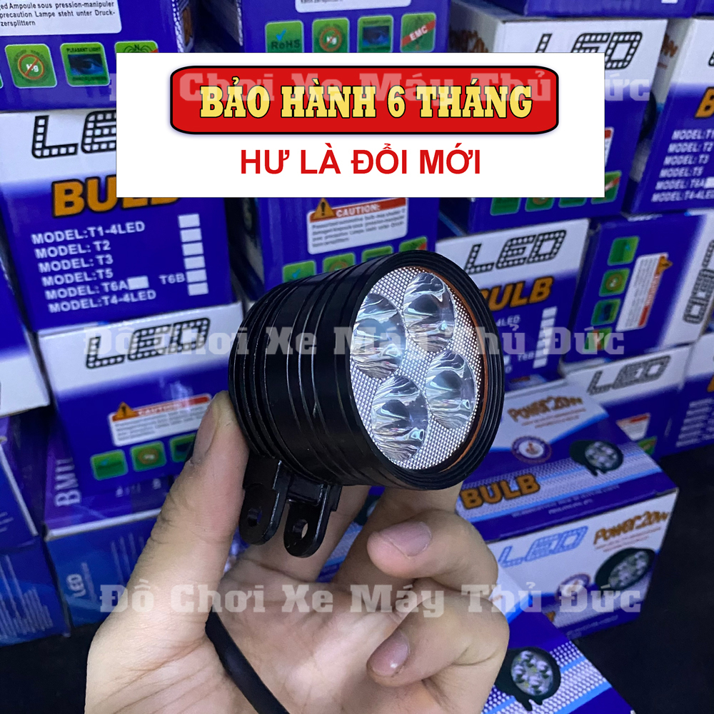 [HCM]Đèn trợ sáng pha led L4 siêu sáng - Bảo hành 6 tháng
