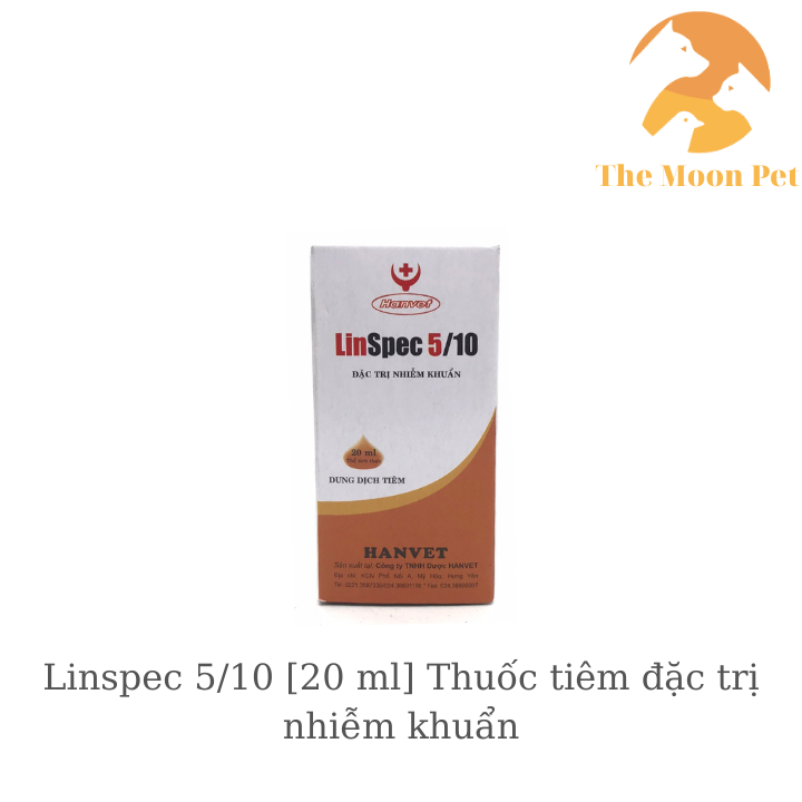 Linspec 5/10 [20 ml] T.huốc tiêm đặc t.rị nhiễm khuẩn gà đá, vật nuôi