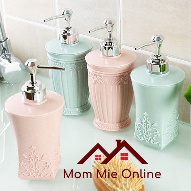 [HCM]Bình đựng sữa tắm dầu gội nước rửa tay 400ml