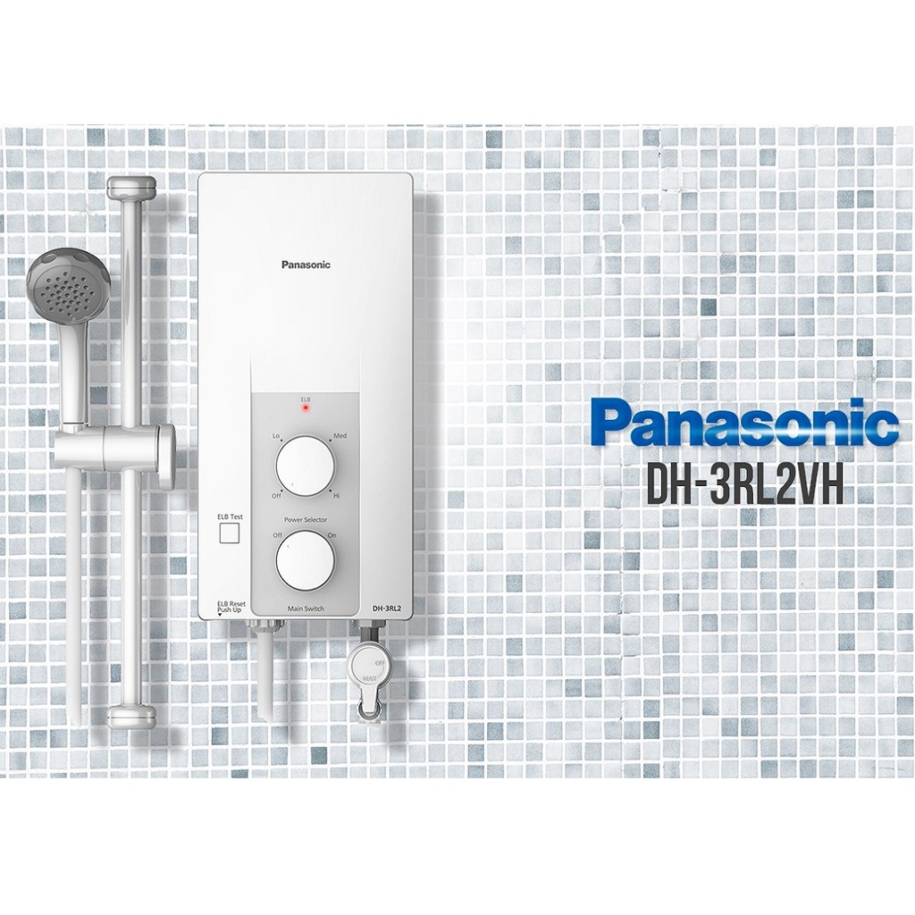Máy nước nóng trực tiếp 3.5kw panasonic dh-3rl2vh - chính hãng