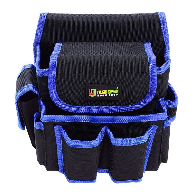Y1 waist pack pouch electrician's tool carrier black blue edge