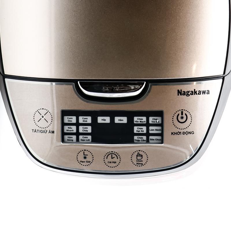 NỒI CƠM ĐIỆN CAO TẦN NAGAKAWA NAG0102 (Đen)