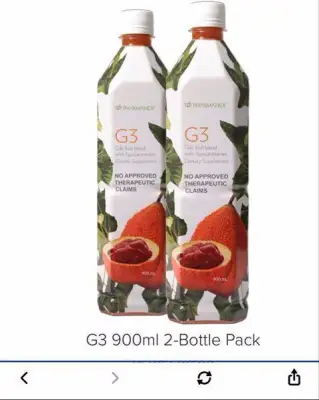 [HCM]Cặp nước gấc G3 mẫu mới từ Mỹ (Combo 2 chai mỗi chai 900ml)