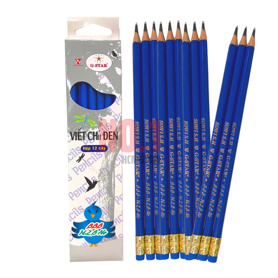 Hộp 12 cây bút chì dẻo gstar bbb