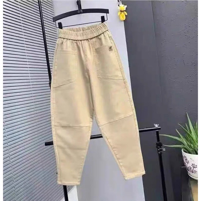 Quần Kaki Nữ Cạp Chun-mã kaki