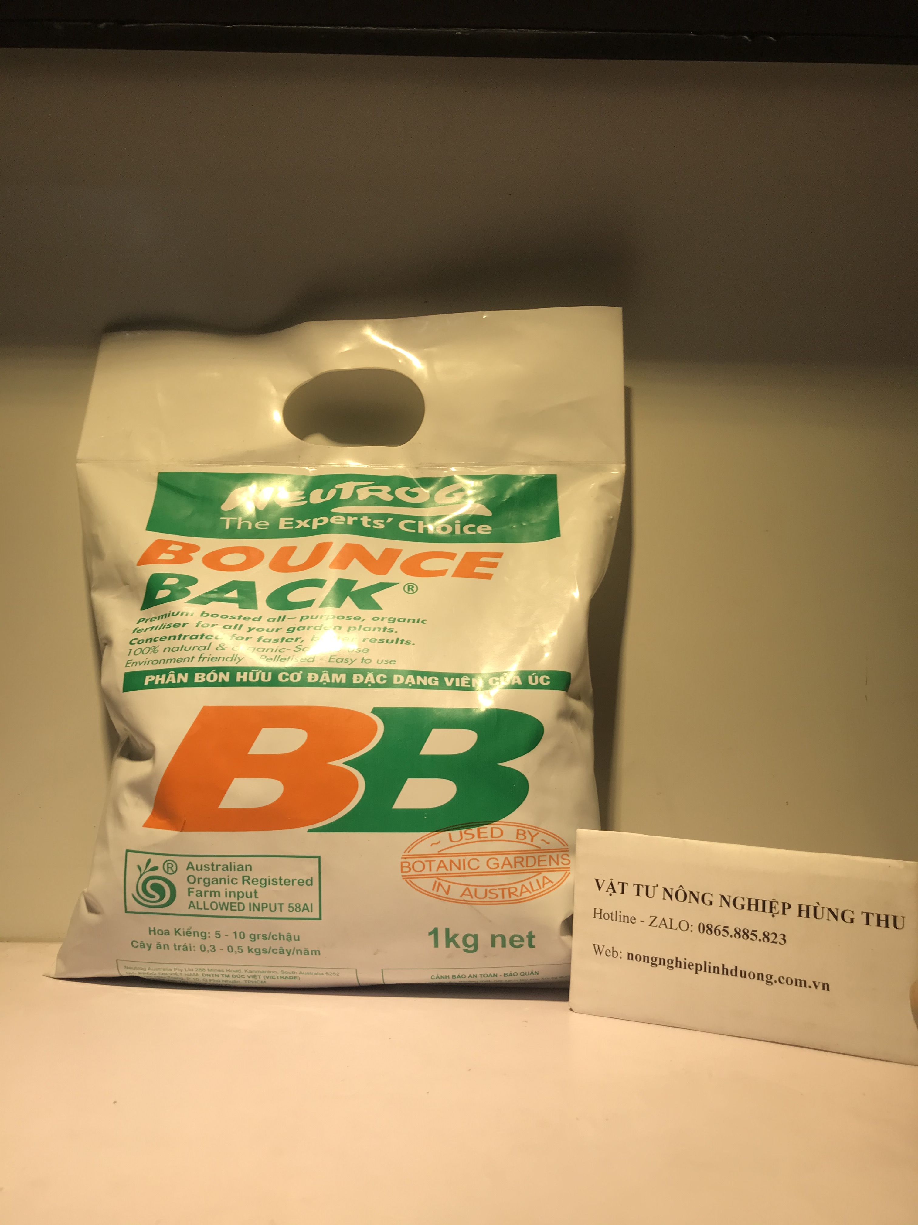 Phân bón hữu cơ đậm đặc dạng viên của úc - BOUNCE BACK